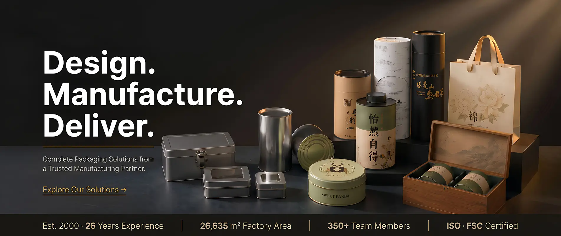 Custom packaging showcase